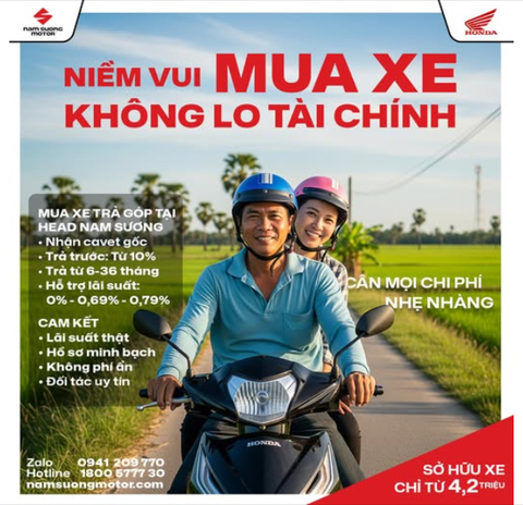 NIỀM VUI MUA XE - KHÔNG LO VỀ TÀI CHÍNH