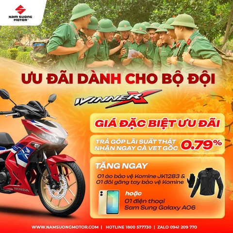 🧧 ƯU ĐÃI MUA WINNER X TẶNG 2 TRIỆU - Dành cho [BỘ ĐỘI XUẤT NGŨ] Duy nhất tại HEAD NAM SƯƠNG🧧
