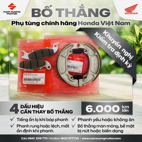 ⚠️ Phanh xe bị lờn, bóp phanh một lúc sau mới dừng lại được. Đem xe đi kiểm tra ngay nhé!