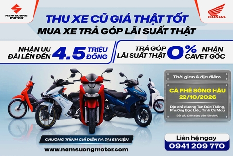 🟢 MUA XE GIÁ TỐT – BÁN XE CŨ DỄ! (Ngày 22/10 – Tại Nam Sương Motor)