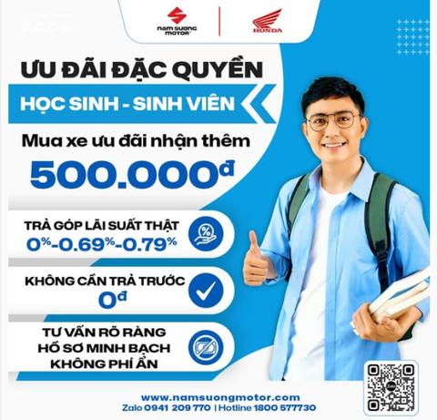 BẠN ĐANG LÀ HỌC SINH, SINH VIÊN? BẠN MUỐN MUA XE NHƯNG CÒN HẠN HẸP VỀ TÀI CHÍNH?