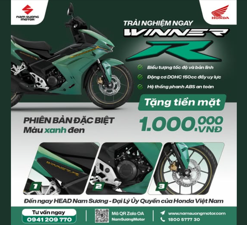 BIỂU TƯỢNG TỐC ĐỘ VÀ BẢN LĨNH – WINNER R 2026