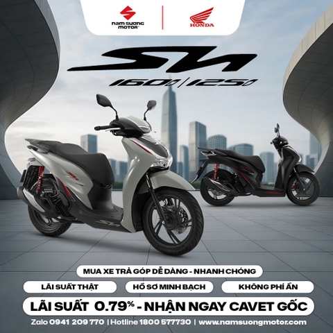 🔥SH125/160i - Đỉnh cao phong cách, dẫn đầu mọi hành trình!🔥