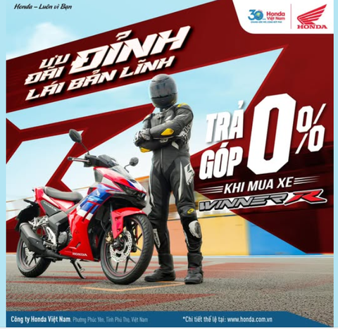 🔥 Ưu đãi đỉnh – Lái bản lĩnh cùng WINNER R 🔥