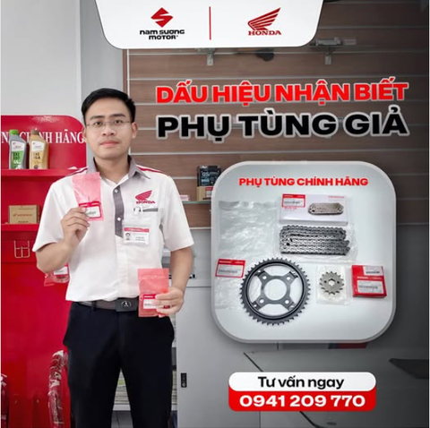 Bạn có biết, 90% hỏng hóc nặng ở xe máy đến từ việc sử dụng phụ tùng giả, kém chất lượng?