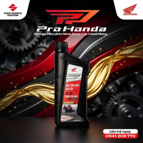 THƯƠNG HIỆU DẦU NHỜN TOÀN CẦU CHÍNH HÃNG - PRO HONDA