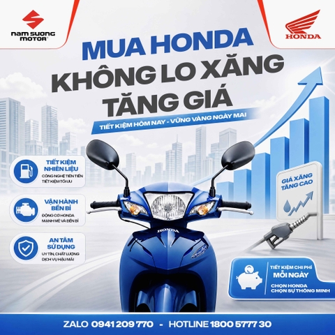 🔵 XE XĂNG HONDA - TIỆN DỤNG VÀ BỀN BỈ!