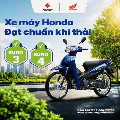 📍 Chọn xe máy Honda: Đạt chuẩn khí thải - An tâm mỗi ngày!