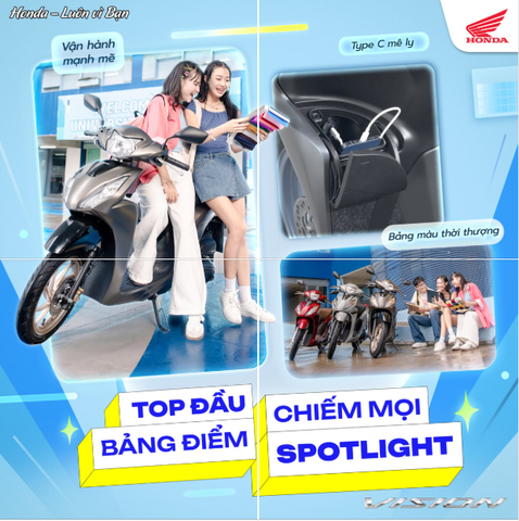 🔥Tựu trường thảnh thơi, vi vu xe mới! Học sinh, sinh viên đến HEAD Nam Sương nhận ngay quà tặng 500.000₫ khi mua xe🔥