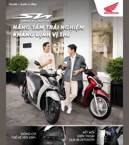 SH 125i/160i – Nâng tầm trải nghiệm, khẳng định vị thế​