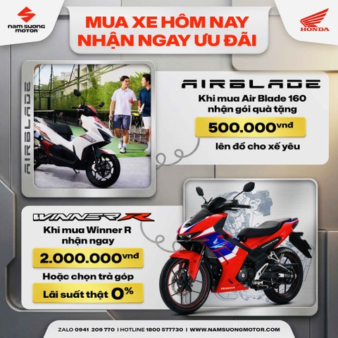 🎁 Mua xe tháng ưu đãi - Nhận quà tặng ngập tràn!
