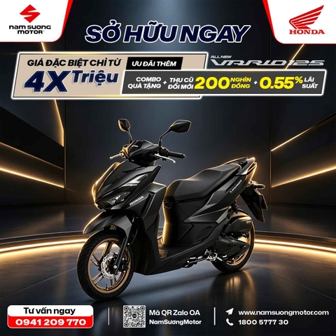 🌟 Sở hữu xe thông minh - Rinh Vario mới cực đã!