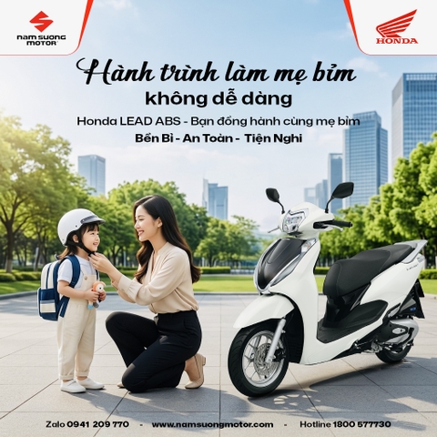 Hãy để LEAD ABS làm phụ tá đắc lực cho phụ nữ hiện đại 💌💐