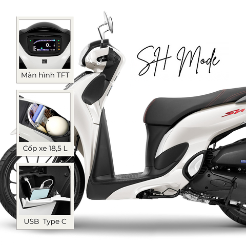 Honda SH Mode – Không cần phô trương mà vẫn cuốn hút theo cách riêng 🤍