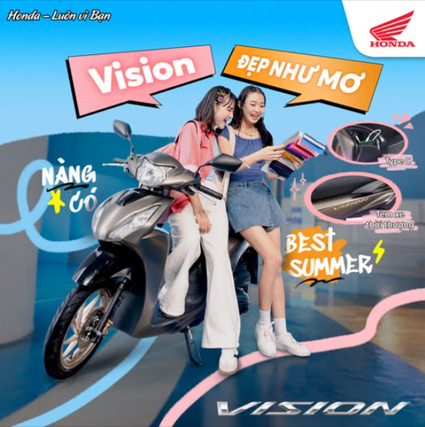 Hè tới rồi nàng ơi, cùng Vision lên đồ vi vu khắp nơi, tự do khám phá mọi điều mới thôi nào!☀️