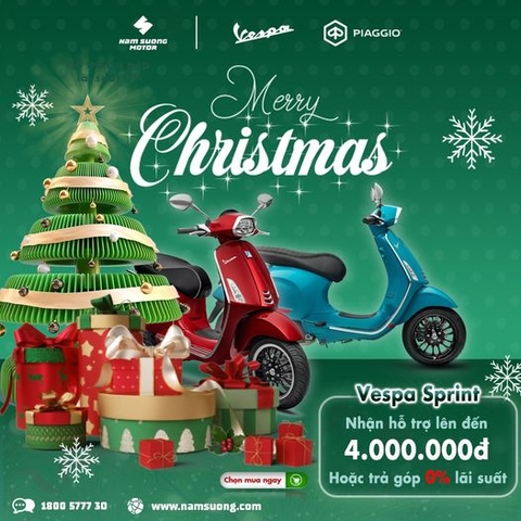 MUA VESPA SPRINT 125/150 ƯU ĐÃI LỚN NHẤT TRONG NĂM 🔥