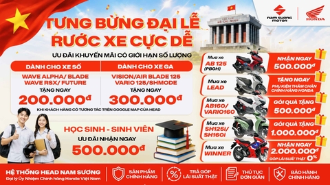 🌟 ƯU ĐÃI TƯNG BỪNG – MỪNG ĐẠI LỄ 2/9 🌟