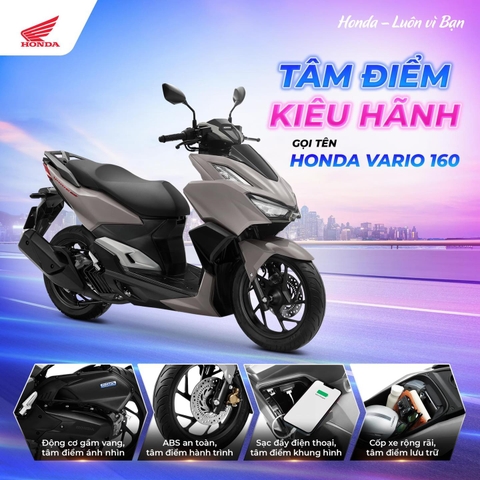 Tâm điểm kiêu hãnh gọi tên Honda VARIO 160 🔥🔥🔥