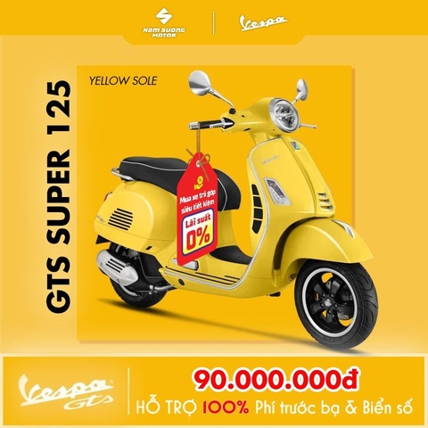 🌺 MUA VESPA GTS ƯU ĐÃI CỰC TO - KHÔNG LO LỆ PHÍ.