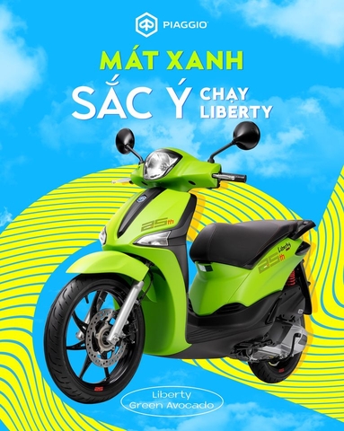 Mang cả bầu trời xanh mát  bên mình với "chiến thần" Liberty Green Avocado để lan tỏa năng lượng tích cực và cảm xúc tươi trẻ.