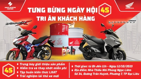 NGÀY HỘI 4S- TRI ÂN KHÁCH HÀNG