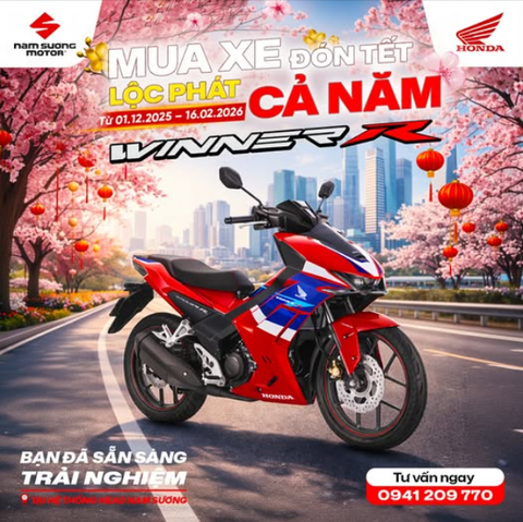 🔥 Muốn lên đời xe dịp Tết nhưng sợ tốn kém? Có ngay HEAD Nam Sương, Lên đời Winner R - Không áp lực tiền bạc!