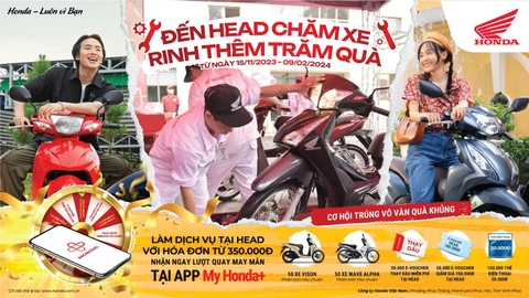 🔧🔥ĐẾN HEAD CHĂM XE - RINH THÊM TRĂM QUÀ