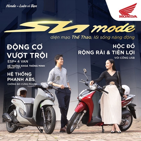 SH MODE DIỆN MẠO THỂ THAO, LỐI SỐNG NĂNG ĐỘNG