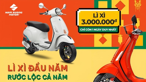 🧧LÌ XÌ ĐẦU NĂM - RƯỚC LỘC CẢ NĂM TỪ VESPA