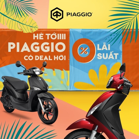 Bước vào tháng 4 rực lửa với DEAL HOT từ Piaggio 🔥