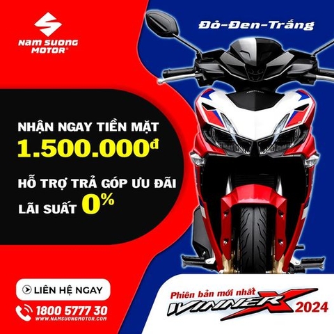 Lên ngay ưu đãi cho dòng xe Winner X - đẳng cấp xe số tốc độ!