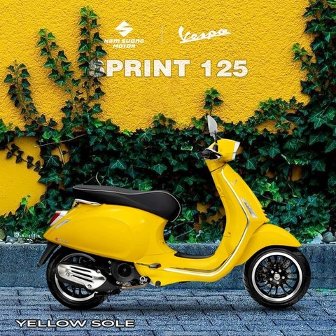 Hè tới rồi, vi vu cùng VESPA SPRINT YELLOW SOLE thôi! 🛵