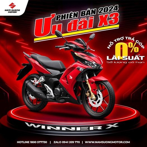 💥 GIÁ SIÊU SỐC - TỨC TỐC CHỐT ĐƠN  BẠN CÒN CHỜ GÌ NỬA, MUA NGAY HONDA WINNER X 2024 NGAY THÔI!