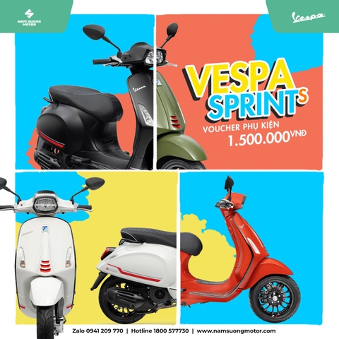 🎁 ​​​​​​​Rước xe sang - Rinh quà chất với Ưu đãi dành riêng khi Quý Khách mua xe Vespa/Piaggio tại Piaggio Nam Sương