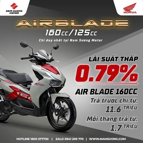 🔉Chỉ với 11.600.000đ  Rinh ngay xe Airblade về nhà. GÓI LS ƯU ĐÃI DUY NHẤT CHỈ CÓ TẠI HEAD NAM SƯƠNG🔥