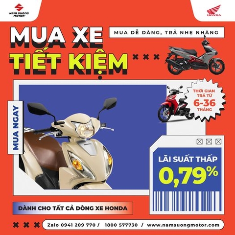 ♻️ MUA XE ĐỂ CẢI THIỆN CUỘC SỐNG, NHƯNG TÀI CHÍNH CÓ HẠN? Đến HEAD Nam Sương ngay để trải nghiệm mua sắm và tìm hiểu thêm thông tin ưu đãi trả góp nhé!