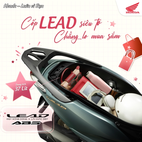 Cốp LEAD siêu to – chẳng lo mua sắm