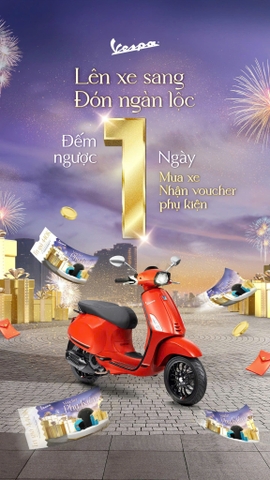 💥💥Duy nhất hôm nay: Mua Vespa giảm từ 6,5 - 11,5 triệu & Cơ hội bốc thăm trúng thưởng lên đến 80 triệu đồng💥💥