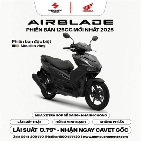 🔥AIR BLADE 2025 125cc - ĐỈNH CAO TỐC ĐỘ, LÀM CHỦ CUỘC CHƠI🔥
