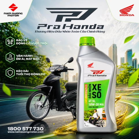 ✅ Pro Honda - Dầu đạt chuẩn cho xe Honda!