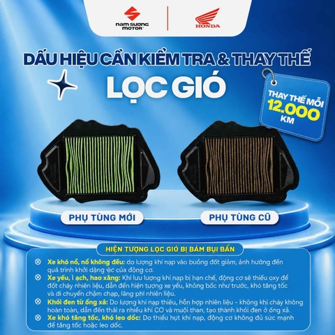 ⚠️ CÁC DẤU HIỆU NÊN KIỂM TRA VÀ THAY THẾ LỌC GIÓ!