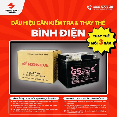 ⚠️ Đã lâu bạn chưa kiểm tra và thay thế bình điện (ắc quy)?