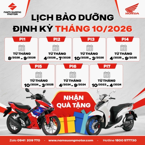 THEO DÕI LỊCH KIỂM TRA ĐỊNH KỲ THÁNG 10/2026