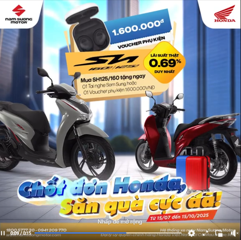 🎁XE MỚI LIỀN TAY - RINH NGAY QUÀ CHẤT🎁 Sở hữu ngay Sh160i/125i không ngại t.ài chính!