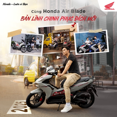 🏁 Cùng Air Blade bản lĩnh chinh phục đích mới! 🏁