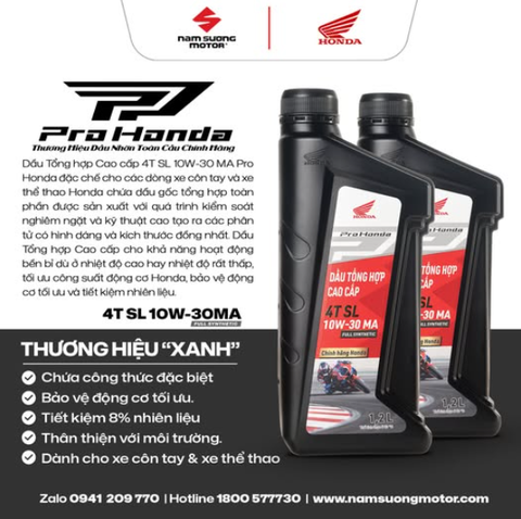 🔥Nâng Tầm Hiệu Suất Động Cơ Với Dầu Nhớt Pro Honda🔥