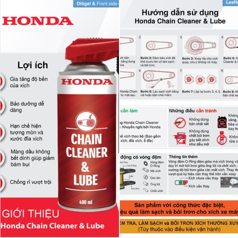 🔥🔥Chain Cleaner & Lube – Giải pháp làm sạch & bôi trơn nhông, sênh, đĩa. Bạn đã biết chưa?