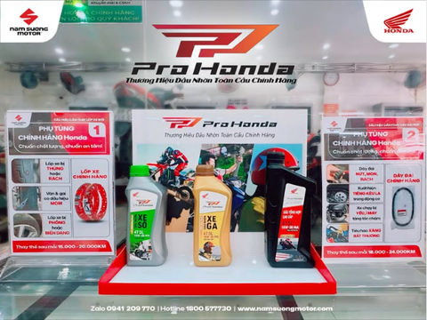MUỐN XE TĂNG TUỔI THỌ - CHỌN DẦU PRO HONDA 👉 Pro Honda là lựa chọn số 1 dành cho xe Honda