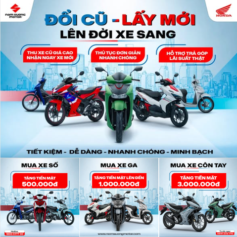 THU XE CŨ – ĐỔI XE MỚI 👍 Cơ hội vàng mua xe đón năm mới tại HEAD Nam Sương!