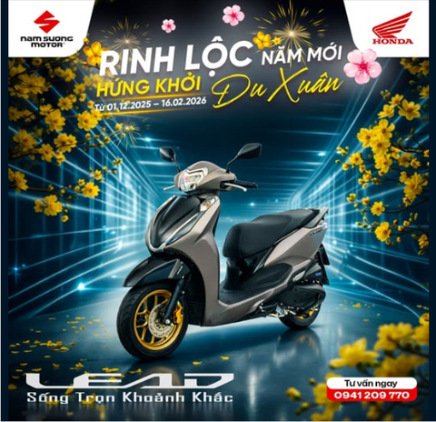 🎋  ĐÓN XUÂN SANG CÙNG LEAD ABS: Rinh lộc may mắn, du xuân trọn vẹn! Đồng hành cùng chuyến du xuân này, mẹ bỉm không cần lo lắng vì đã có LEAD ABS, trợ thủ đắc lực cho các mẹ an tâm trên mọi hành trình.